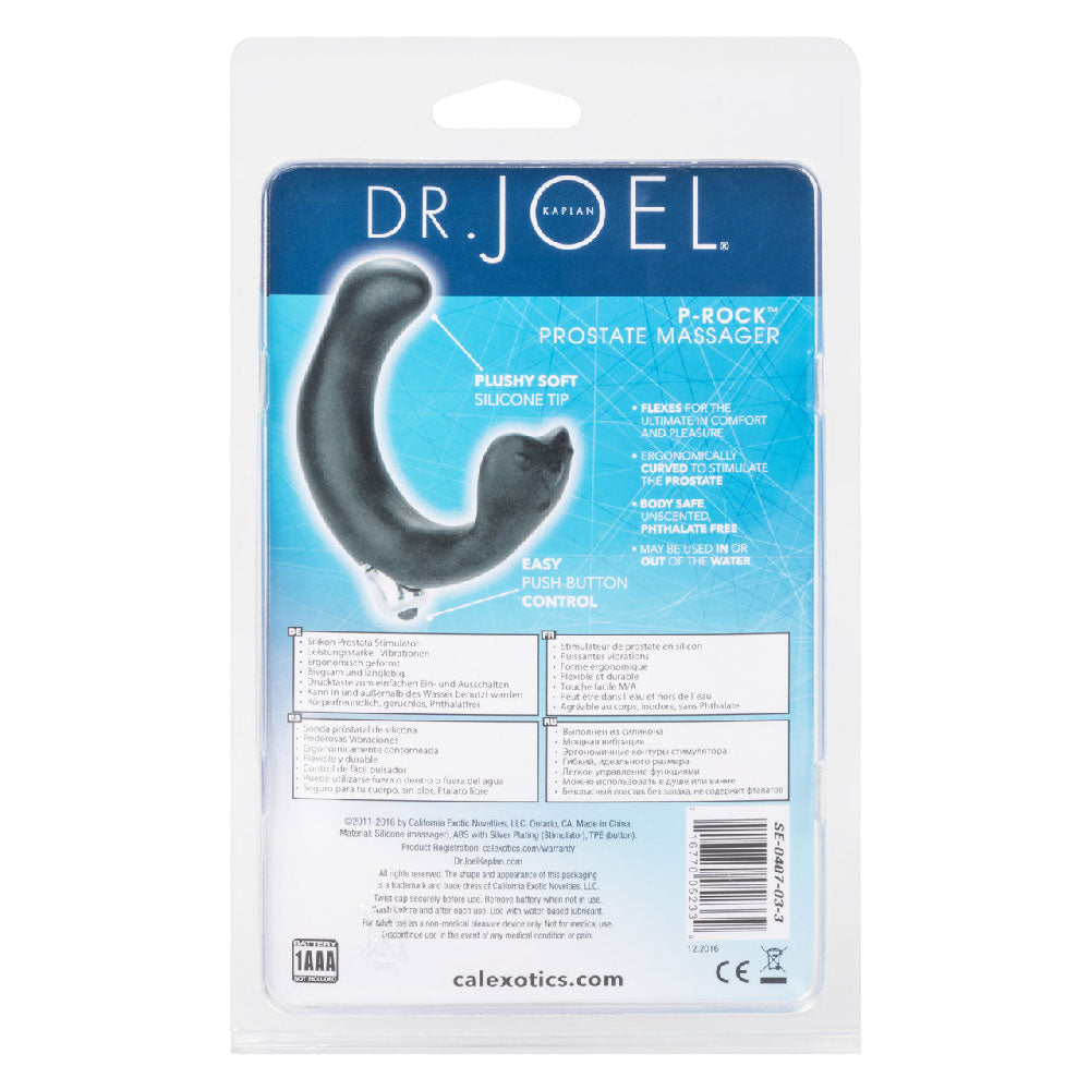 Dr Joel Kaplan P-Rock Prostate Massager Black Anal Toy Prostate Tools