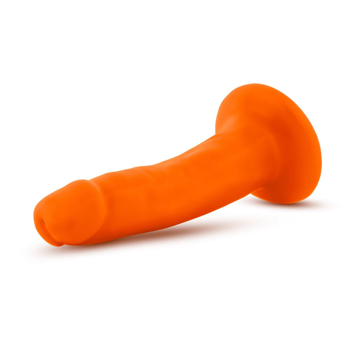 Neo Dual Density Cock 6 Inch Neon Orange Vibrator > Dildos > Realistic Dildos