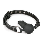 Fetish Collection Adult Toys Black Gag With Silicone Dong 8718627528228