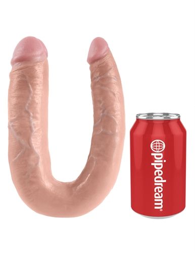 King Cock Double Trouble Large Realistic Flesh Dildo Toy Double Dongs