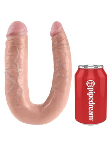 King Cock Double Trouble Large Realistic Flesh Dildo Toy Double Dongs