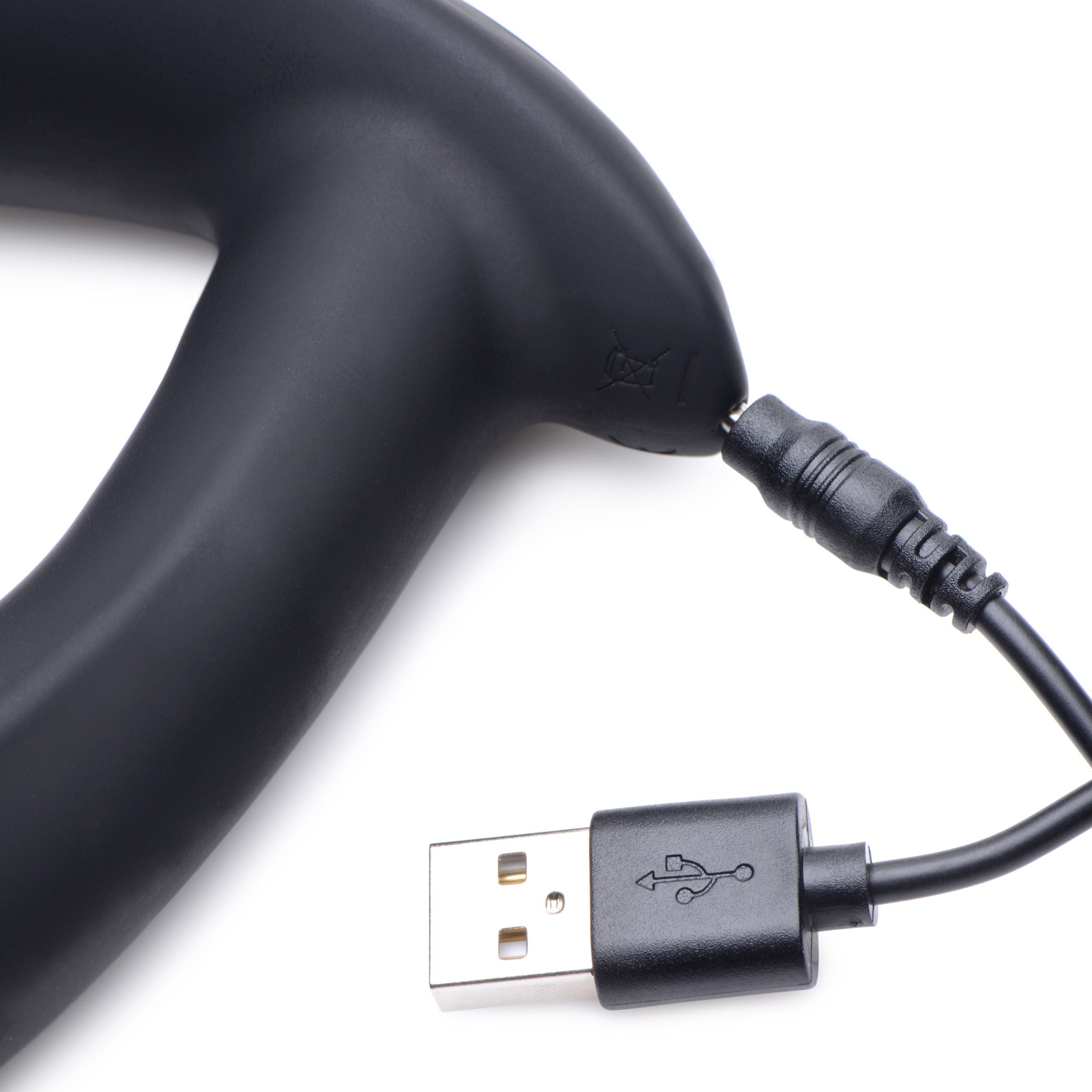 E-Stim and Vibrating Prostate Massager - Black Prostate Tools