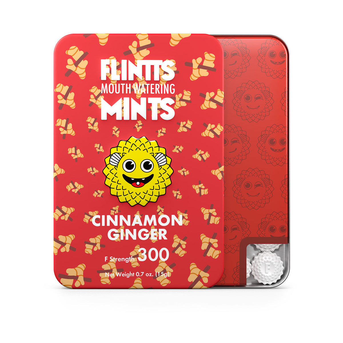 Flintts Cinnamon Ginger Mouth Watering Mints for Adults Default Title Oral Gels & Sprays