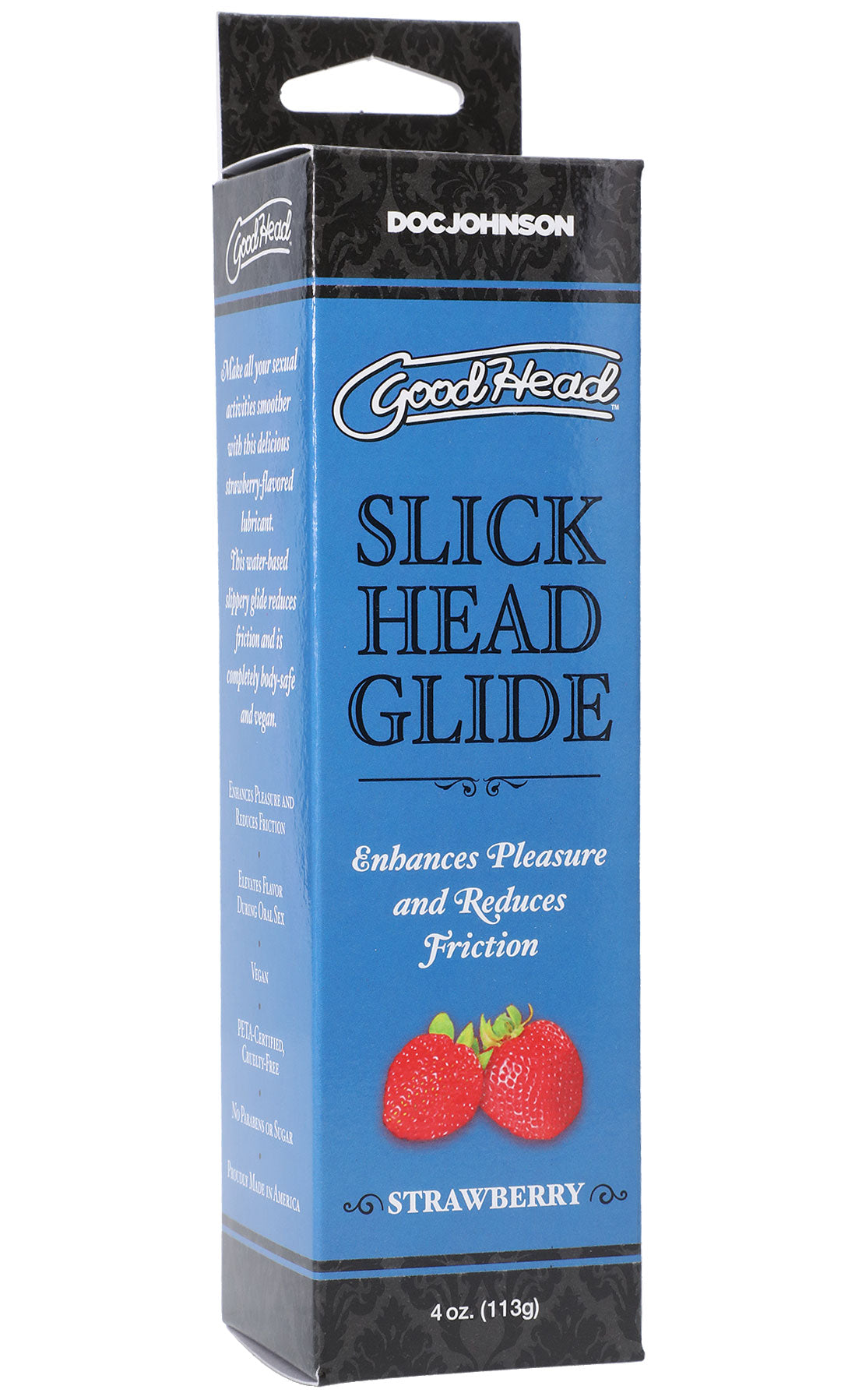Slick Head Glide – Water-Based Strawberry-Flavored Personal Lubricant 4 Oz Strawberry > Lube > Flavoured