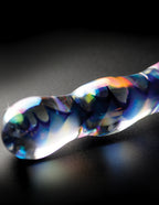 Pipedream Icicles No. 8 (Clear Blue) – Handcrafted Luxury Glass Massager Wand Blue > Glass > Toys