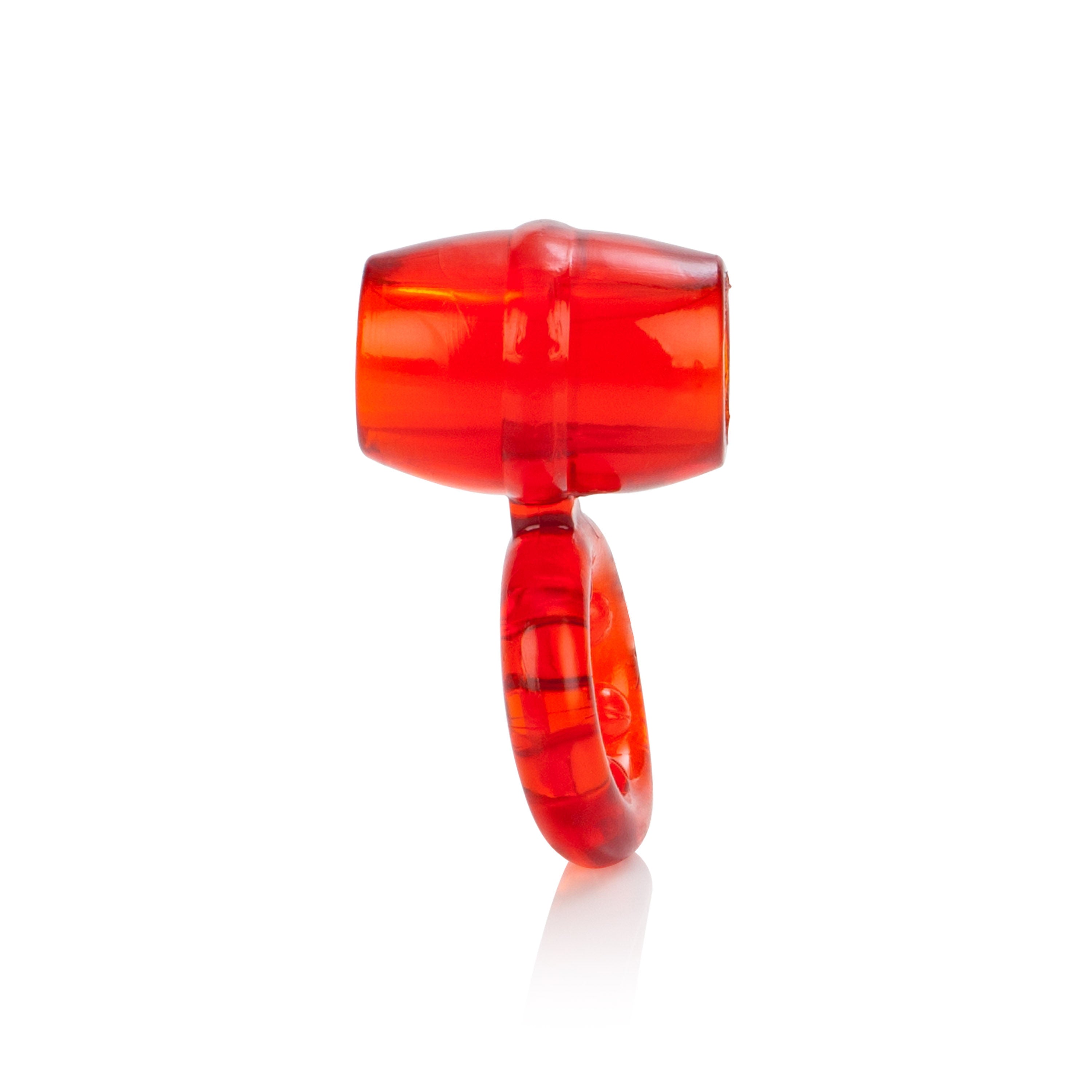 Dual Support Magnum Red Cockring with Scrotum Stability Ring Cockrings