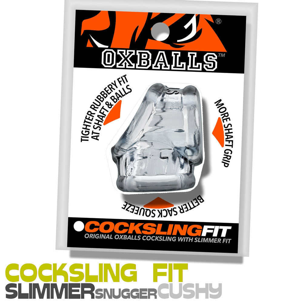 Cocksling Fit (Black) – Slim Adjustable Strap-On Cock Sling > Cock Ring > Sling