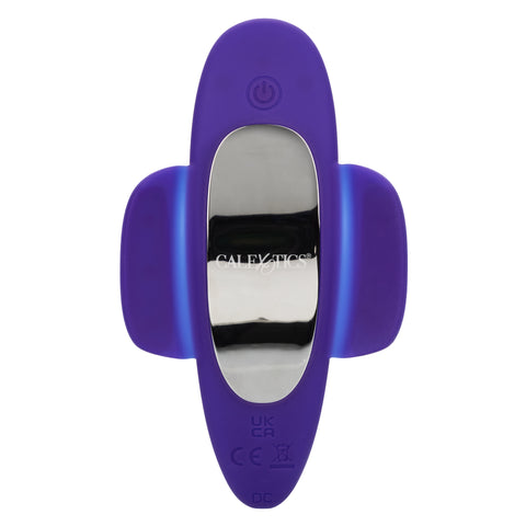 Lock-N-Play Remote Suction Panty Teaser with Vibrations Purple BULLETS