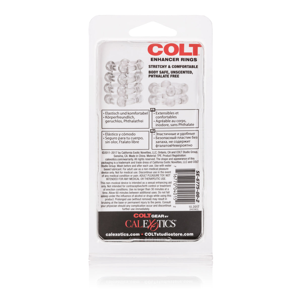 Colt Enhancer Ring Set of 2 – Soft Stretchy Silicone Erection Enhancer Rings > Cock Ring > Sets