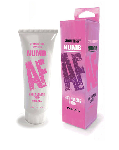 Numb Af Strawberry Flavoured Anal Numbing Cream 44 Ml
