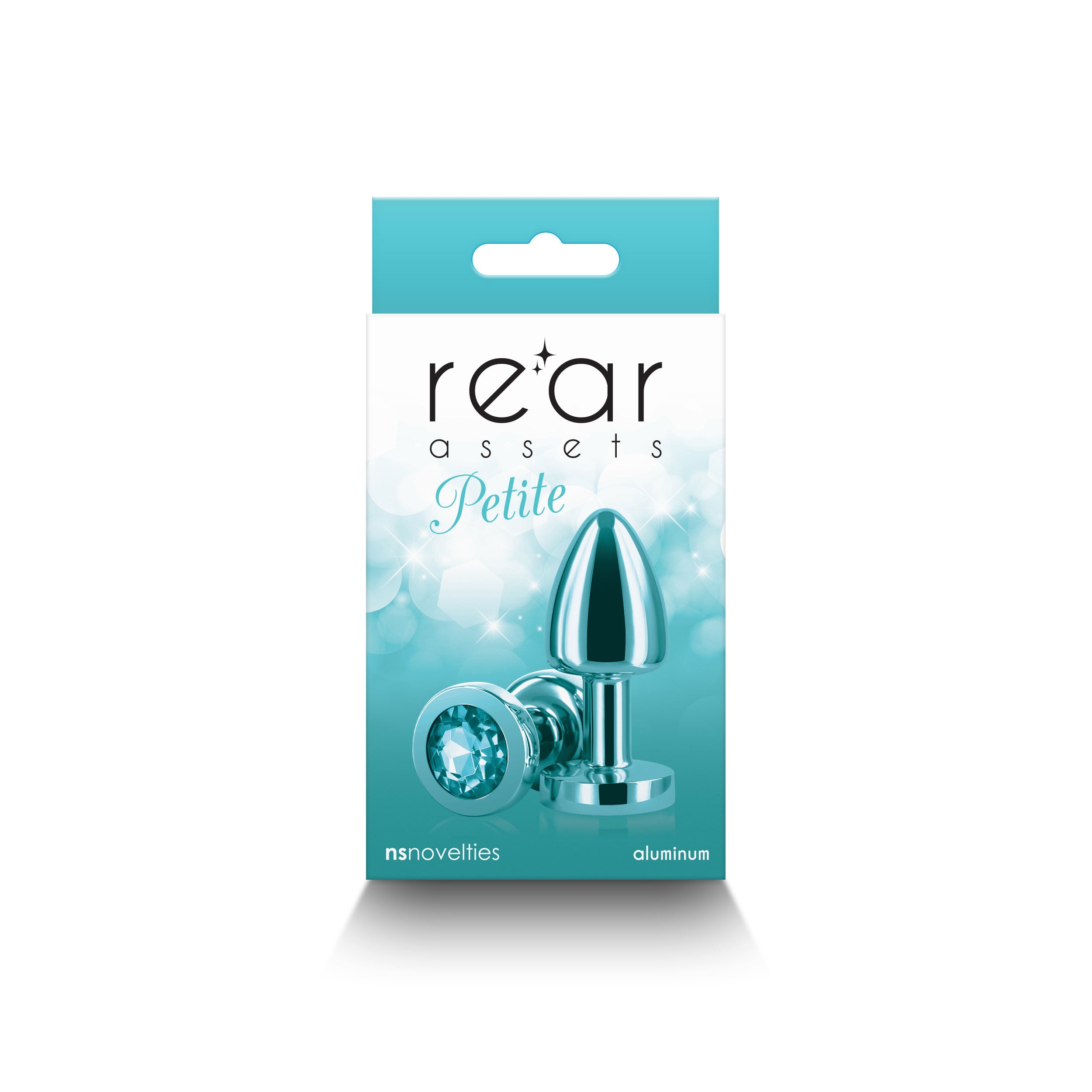 Rear Assets Petite Anal Toy in Teal for Beginners > Anal Range > Jewel Butt Plugs
