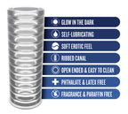 Rize Ribz Glow in the Dark Self-Lubricating Male Stroker > Sex Toys For Men > Masturbators > Manual