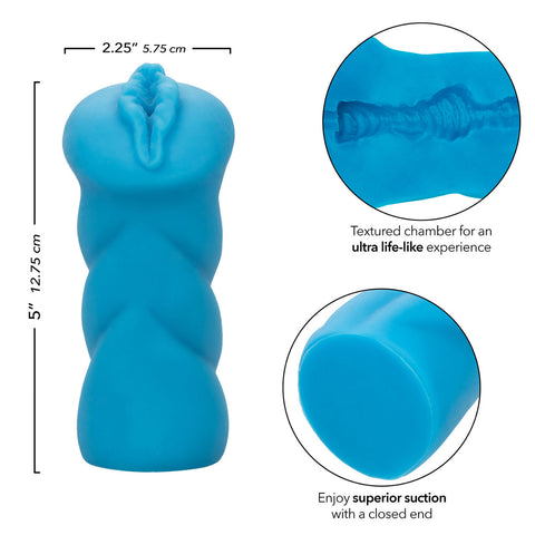 Anime Stroker Bunny Blue Pure Skin Realistic Male Masturbator Sleeve Strokers - Onahole