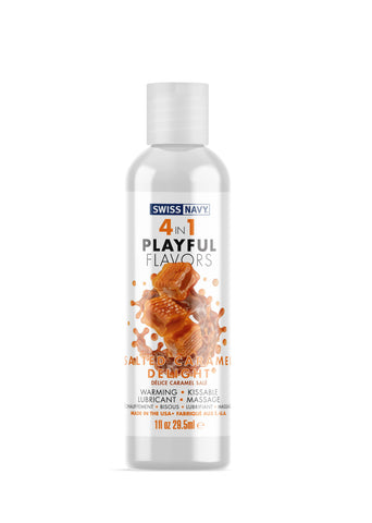 Swiss Navy Playful Flavors Salted Caramel Delight – 1 Fl Oz Lubricant Default Title > Lube > Flavoured