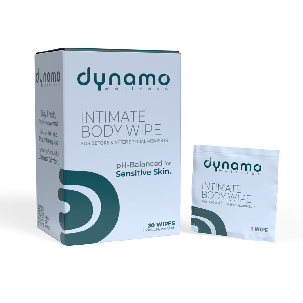 Dynamo Wellness Intimate Body Wipes 30 Pack with Aloe Extracts Default Title Adult Toy Cleaner