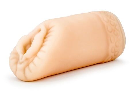 Sexy Snatch Natural Masturbator Sleeve with Pleasure Pearls Strokers - Manual
