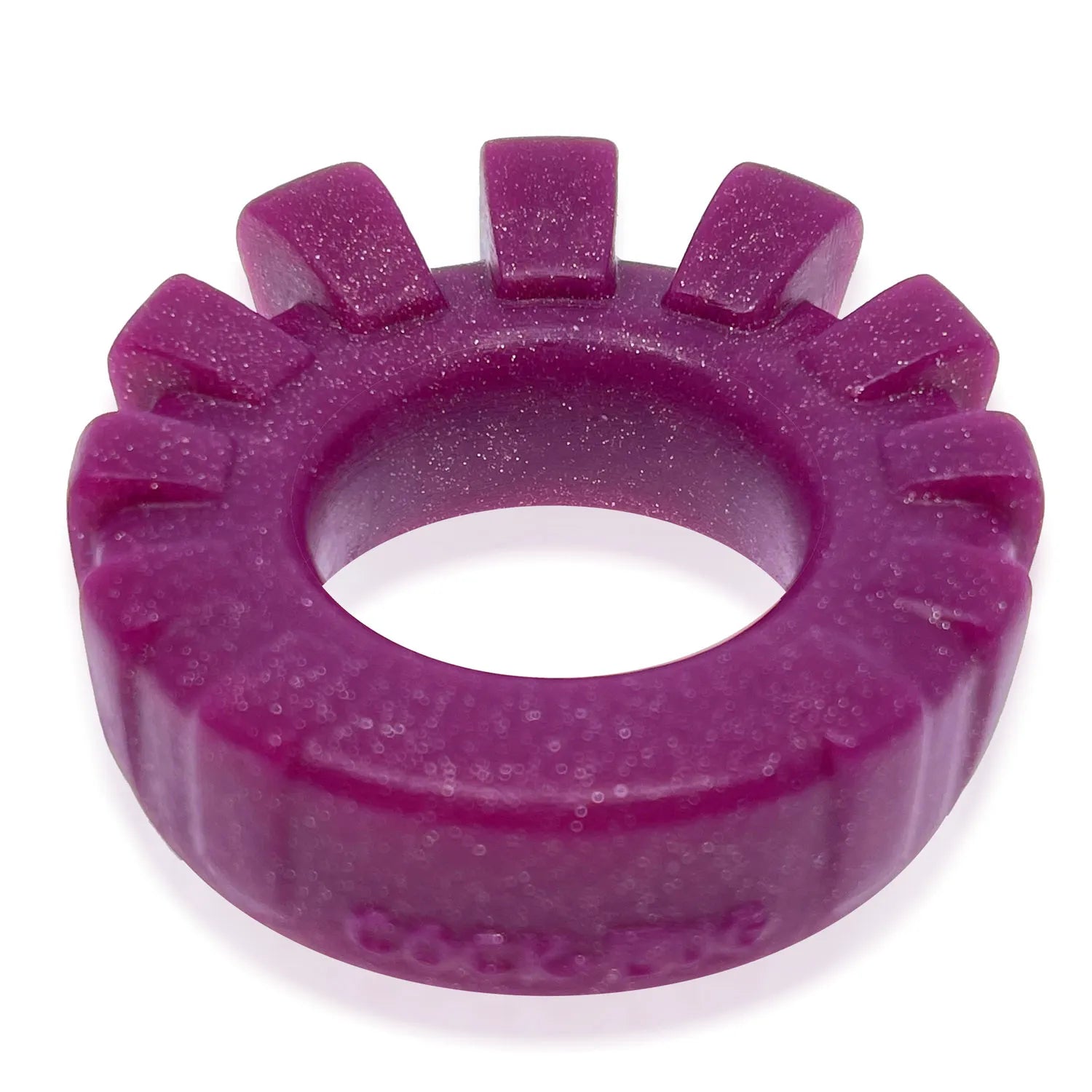 Oxball Cock-Lug Stretchy Silicone Cockring with Lugs Purple > Cock Ring > Single