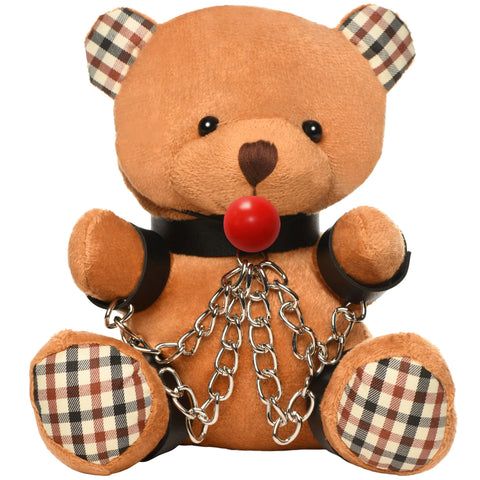 Master Series Gagged Bondage Bear Plush Toy Gag Gifts & Novelties