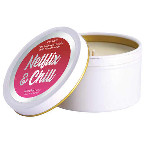 Massage Candle Berry Yummy (4 Oz Jar) – Scented Massage Candle Massage Candles