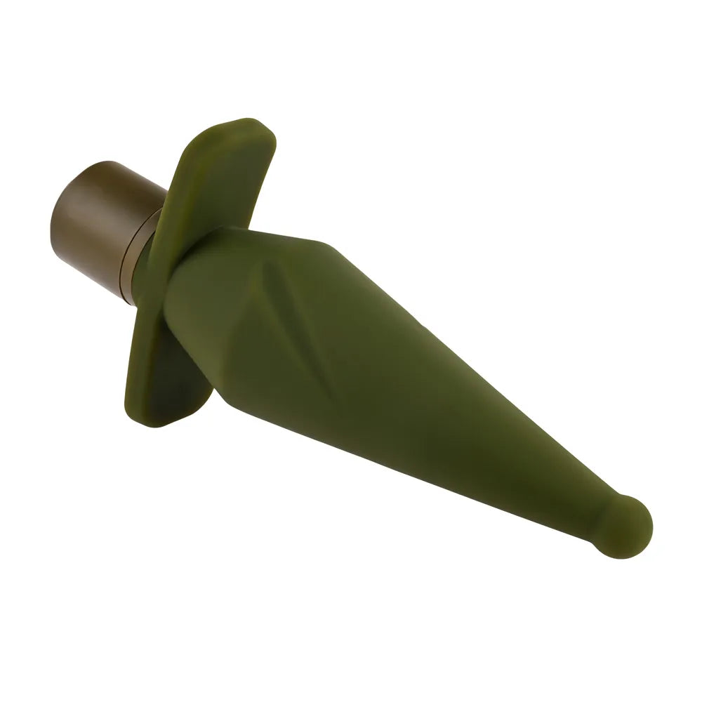 The Private (Green) – 5" Vibrating Butt Plug with 10 Speeds and Patterns > Anal Range > Vibrating Butt Plugs