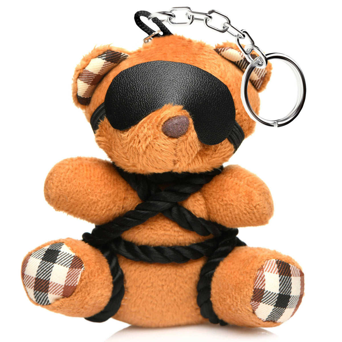 Rope Teddy Bear Keychain – Bondage-Inspired Accessory > Novelties > Gag Gifts