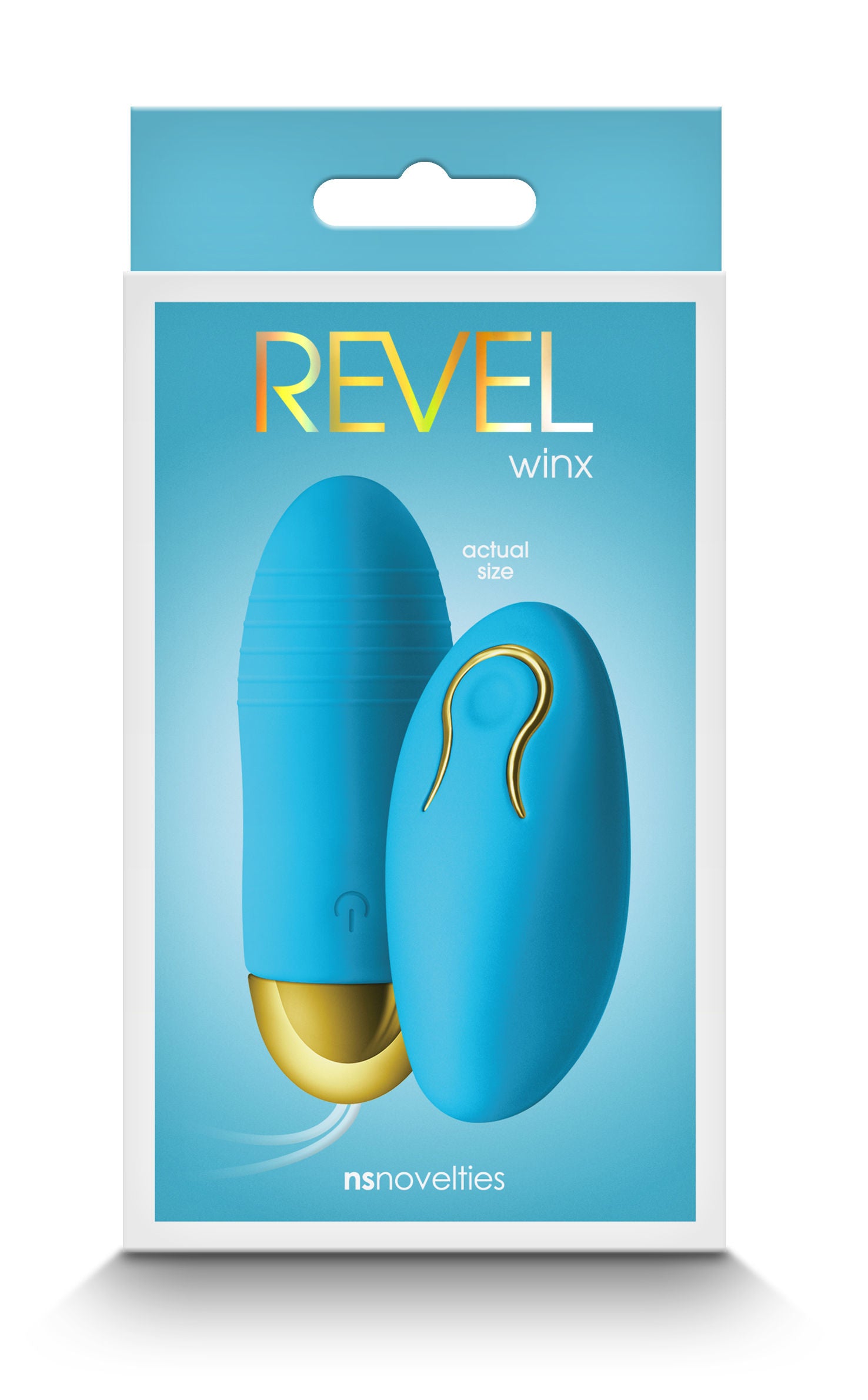 Revel Winx Wireless Rechargeable Blue Bullet Vibrator BULLETS