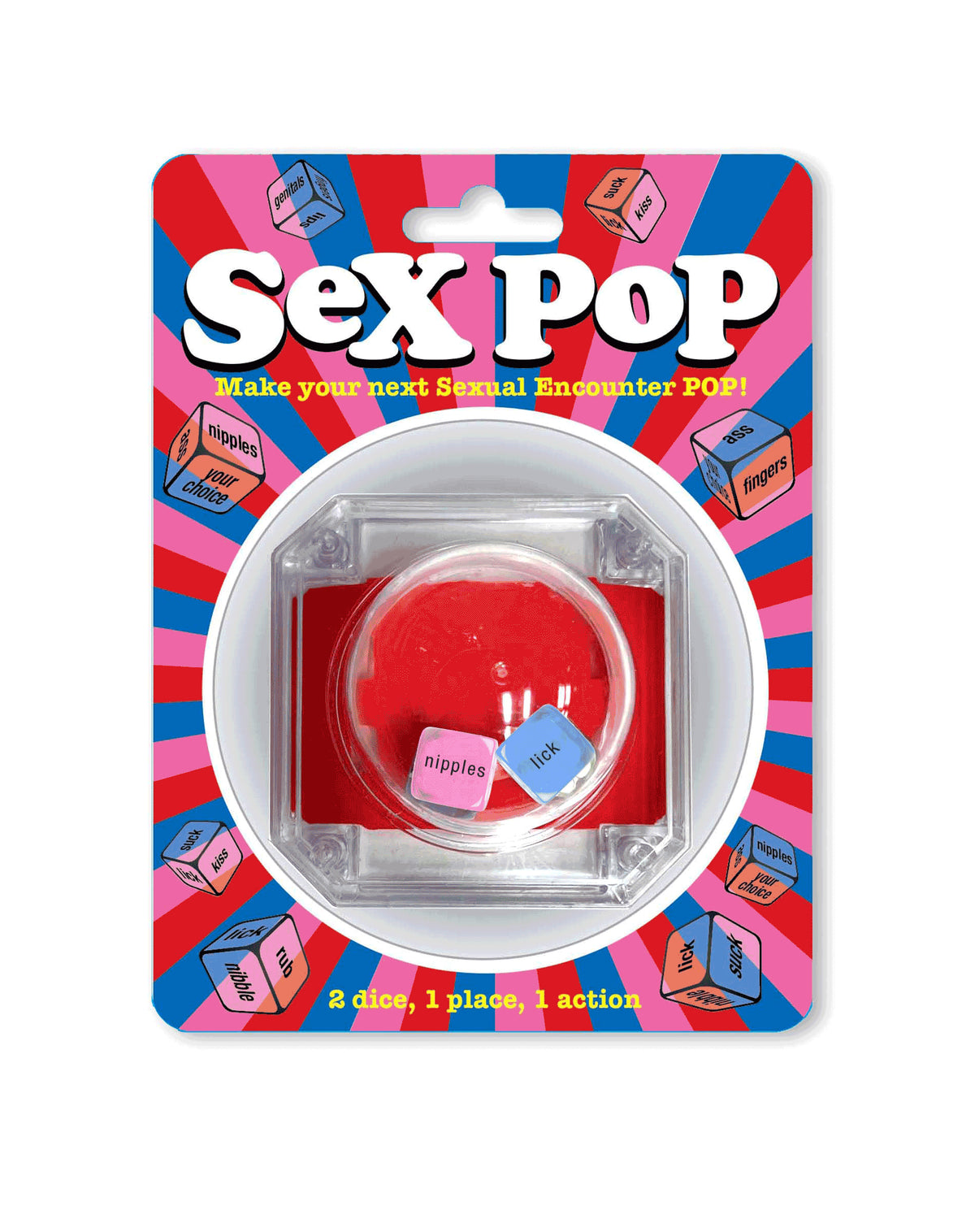 Sex Pop Dice Game - Compact Fun Size > Novelties > Games