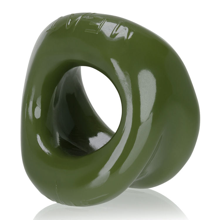 Meat Bigger Bulge Black Flexible Padded Cockring Green > Cock Ring > Single