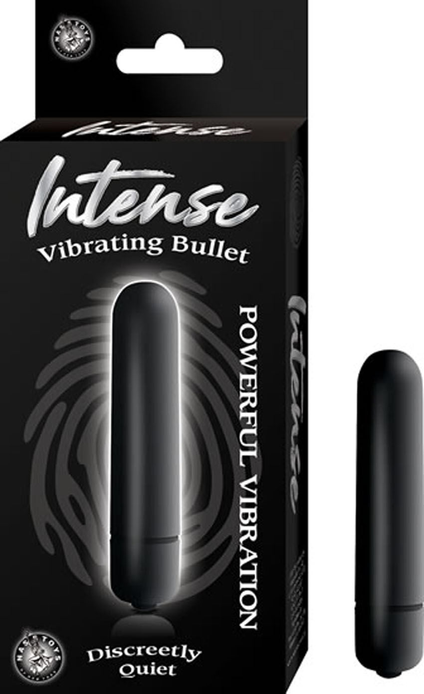 Intense Vibrating Bullet - Black Black BULLETS