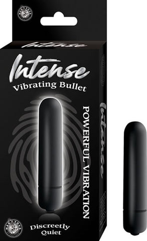 Intense Vibrating Bullet - Black Black BULLETS