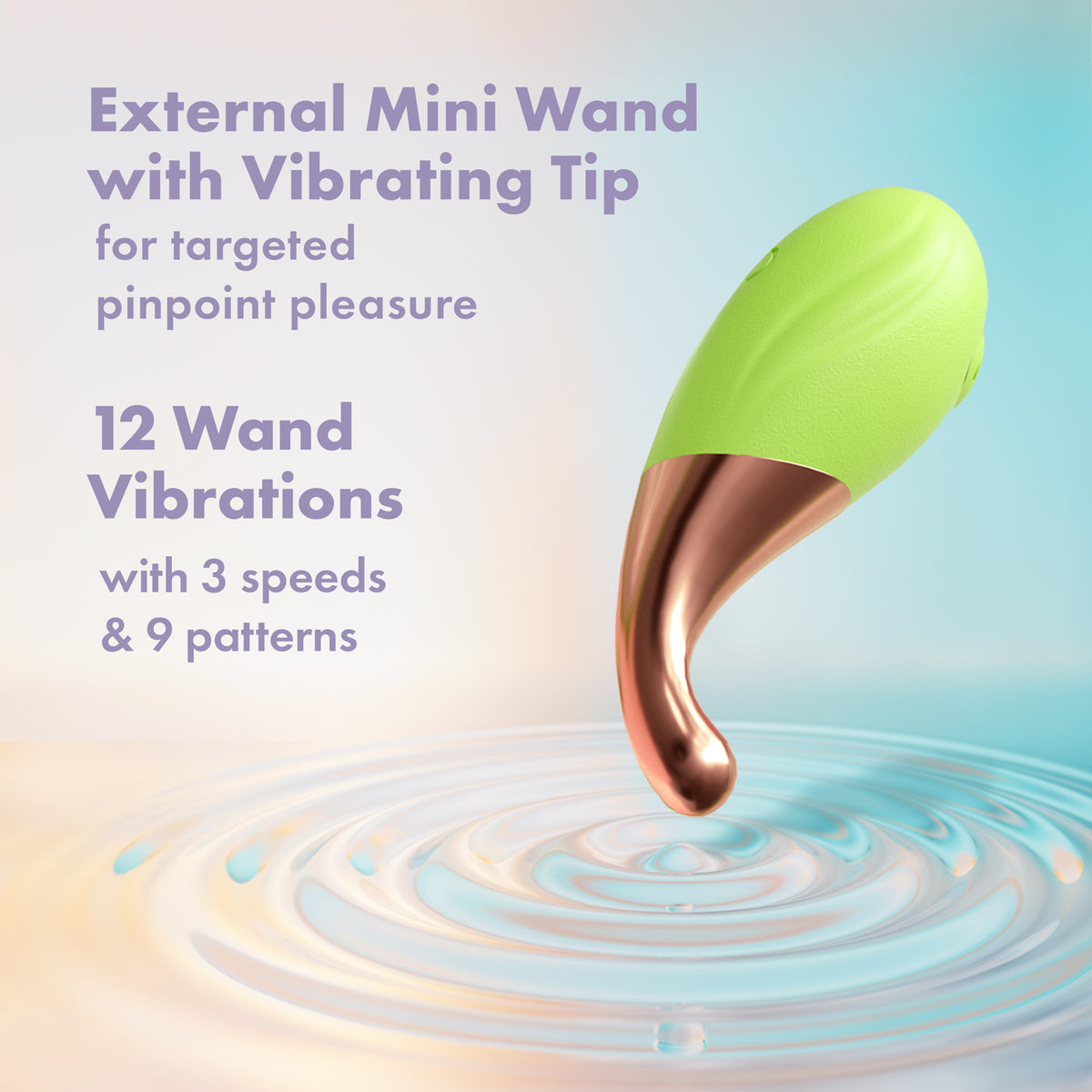 Play With Me Blooming Bliss Mini Vibrator Set with -C Case Green > Sex Toys > Mini Massagers