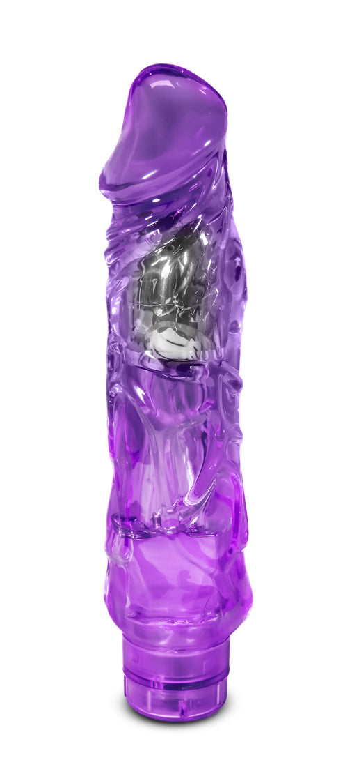 Wild Ride Realistic Purple Vibrator with Bendable Shaft 9 Inch Vibrators
