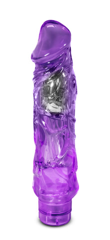 Wild Ride Realistic Purple Vibrator with Bendable Shaft 9 Inch Vibrators