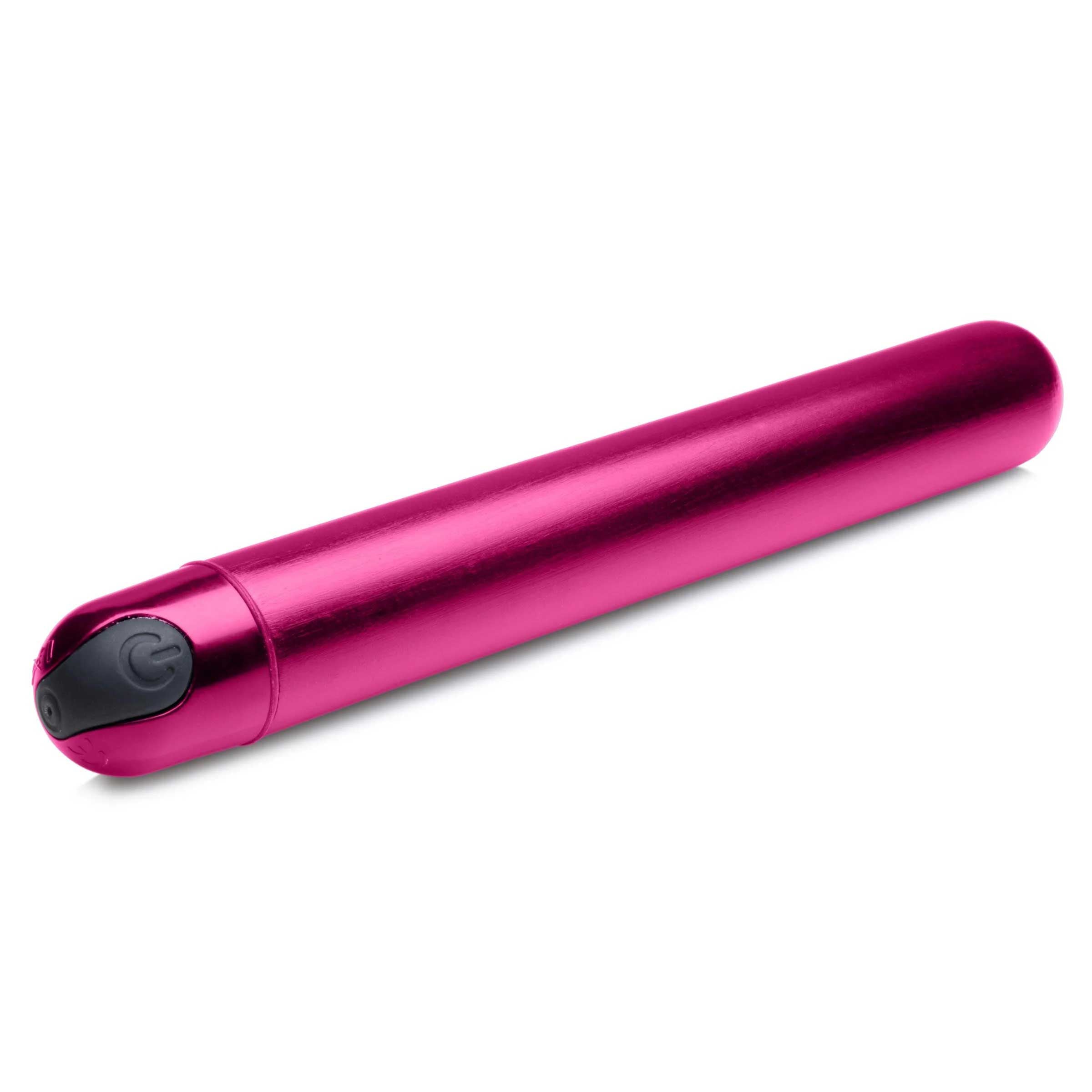 Slim Metallic Pink Bullet Vibrator USB Rechargeable Adult Toy Pink BULLETS