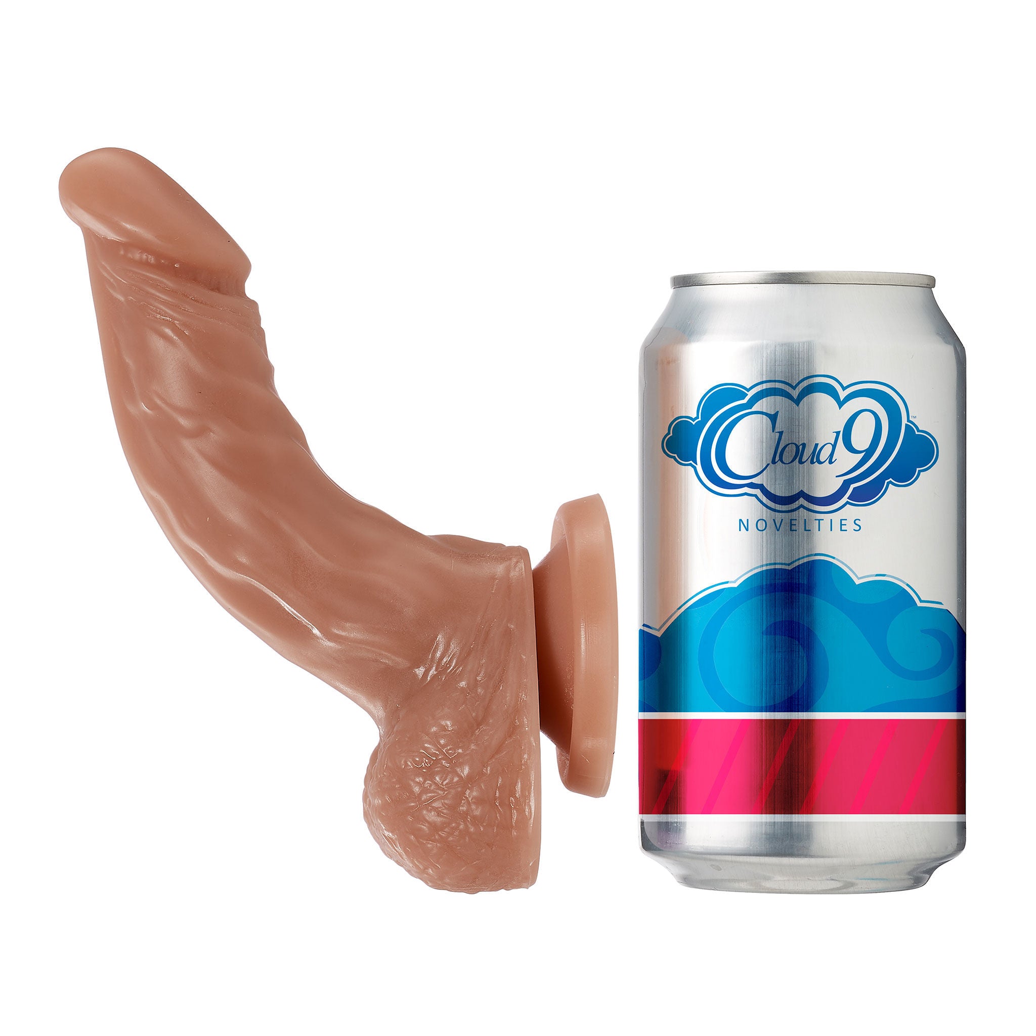 Cloud 9 Working Man 6.5 Inch Realistic Dong With Suction Base Tan Dongs Realistic