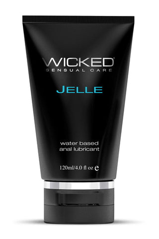 Wicked Jelle Water Based Anal Lubricant 120 ml 4 Ounce Bottle Default Title Anal Lubricant