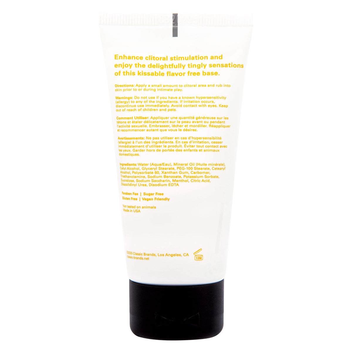 Joy Buzzer Naked Clitoral Stimulating Gel 1.5 Fl Oz Vegan Default Title Enhancers Female