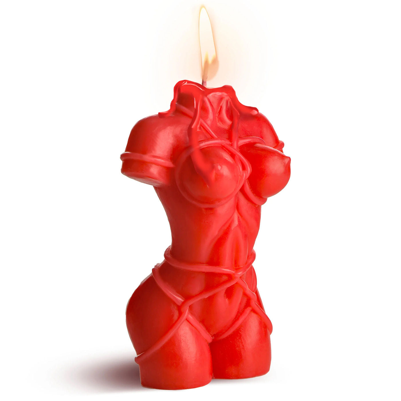 Bound Goddess Black Drip Candle Erotic Torso Sculpture Decor Drip Candles
