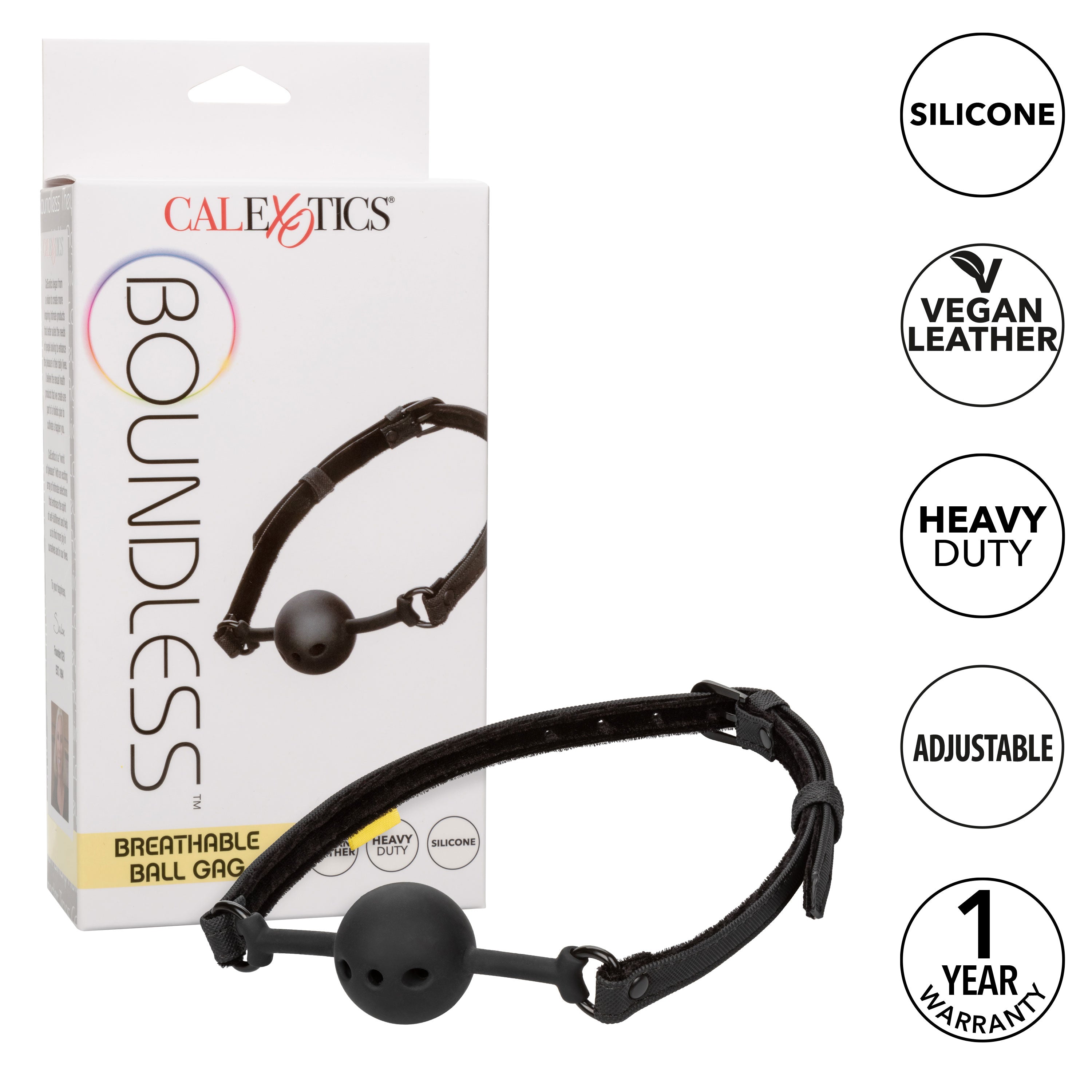 Boundless Breathable Ball Gag Black Gags