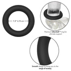 Link Up Ultra-Soft Verge Black Premium Silicone Stretchy Enhancer Ring > Cock Ring > Single