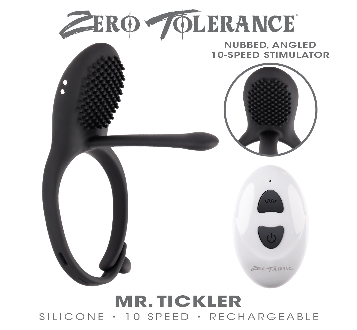 Adjustable Black Vibrating Cock Ring with Dual Motors and Remote Cock Rings Vibrating