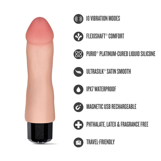 Dr. Skin Dr. Avery (Beige) – Luxury 7.5 Inch Vibrator > Vibrators > Realistic Vibrators
