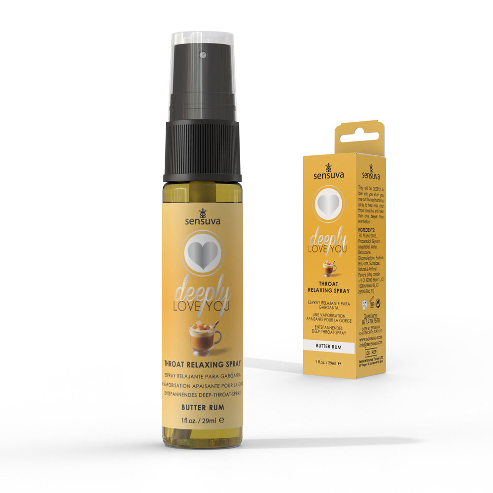 Sensuva Deeply Love You – Flavored Throat Relaxing Spray 1 Fl Oz