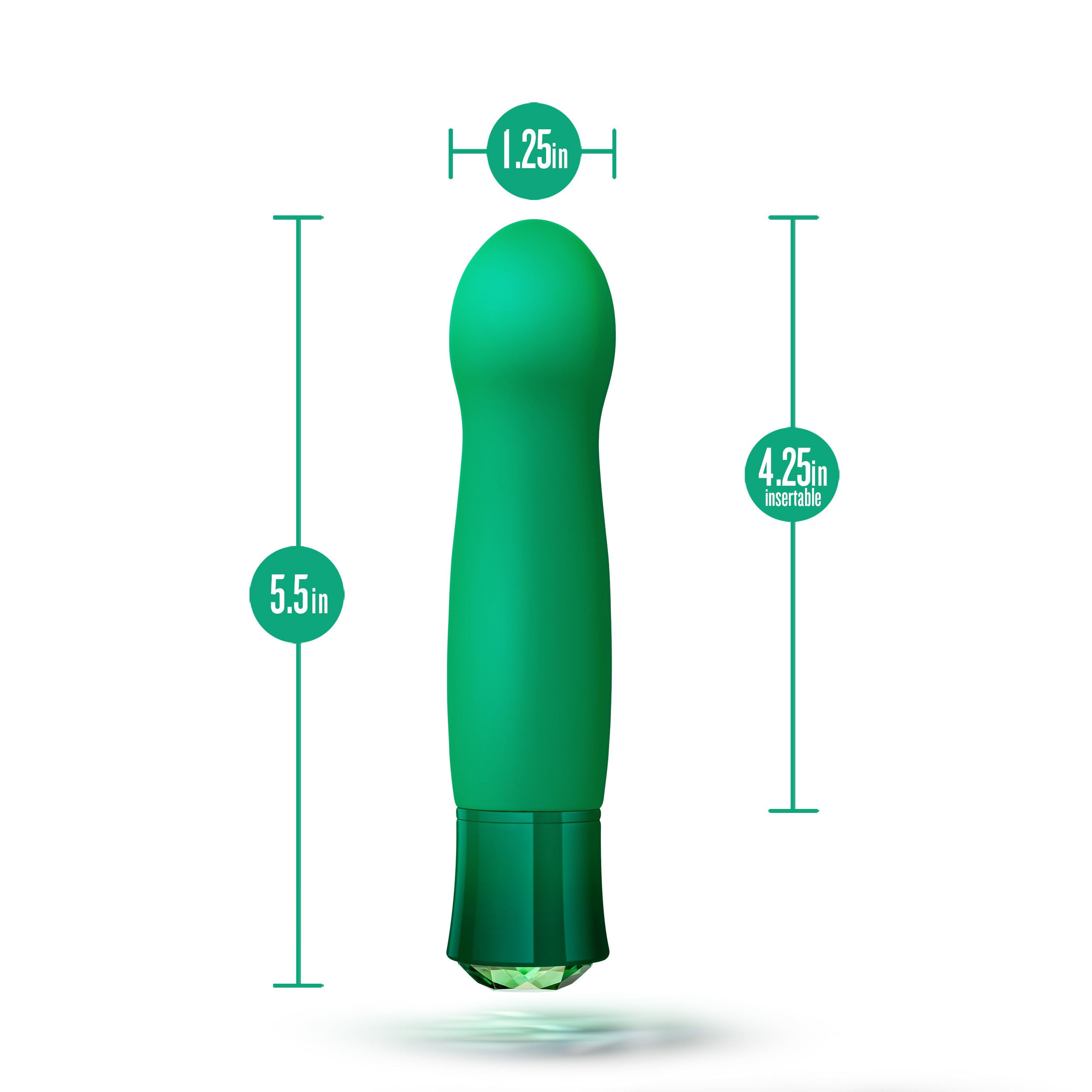 Oh My Gem Enchanting Emerald – Rechargeable G Spot Vibrator Vibrators