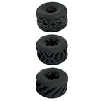 Super Stretchy Textured Silicone Stroker Rings Set – Stretchy Cock Rings > Cock Ring > Sets