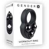 Gender X COCK RINGS Black Gender X WORKOUT RING -  Weighted Cock Ring 844477022598