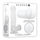 Gender X KITS Clear Gender X CLEARLY COMBO -  Dildo and Masturbator Set 844477018881