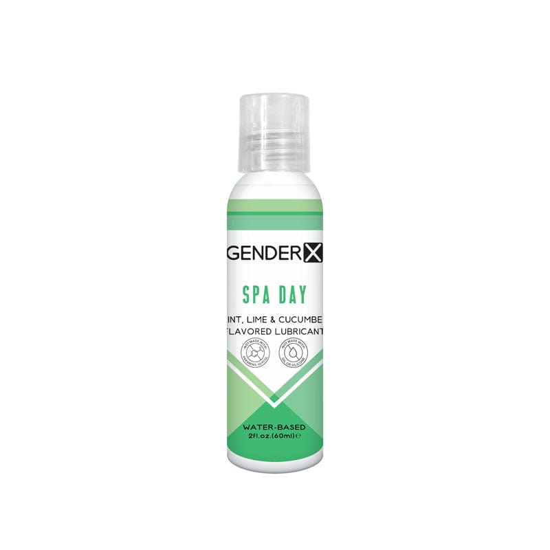 Gender X LOTIONS & LUBES Gender X SPA DAY Flavoured Lube - 60 ml - Mint, Lime & Cucumber Flavoured Water Based Lubricant 844477021904