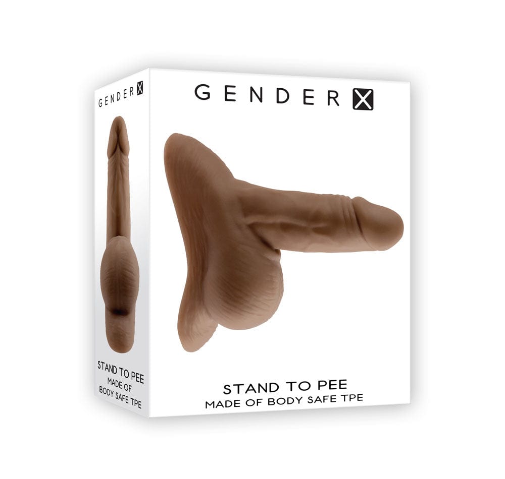 Gender X STRAP-ONS Brown Gender X STAND TO PEE - Dark 844477022925