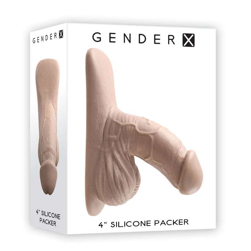 Gender X STRAP-ONS Flesh Gender X 4'' SILICONE PACKER LIGHT 844477020969